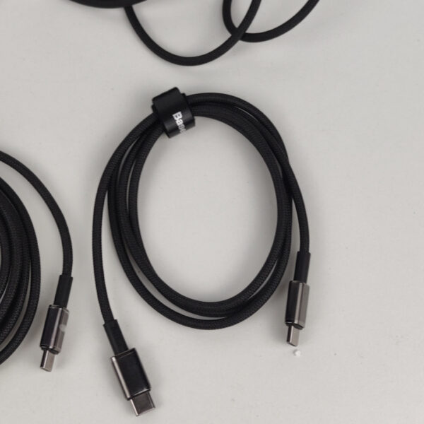 4 Cabos USB-C para USB-C Baseus Em Vários Comprimentos