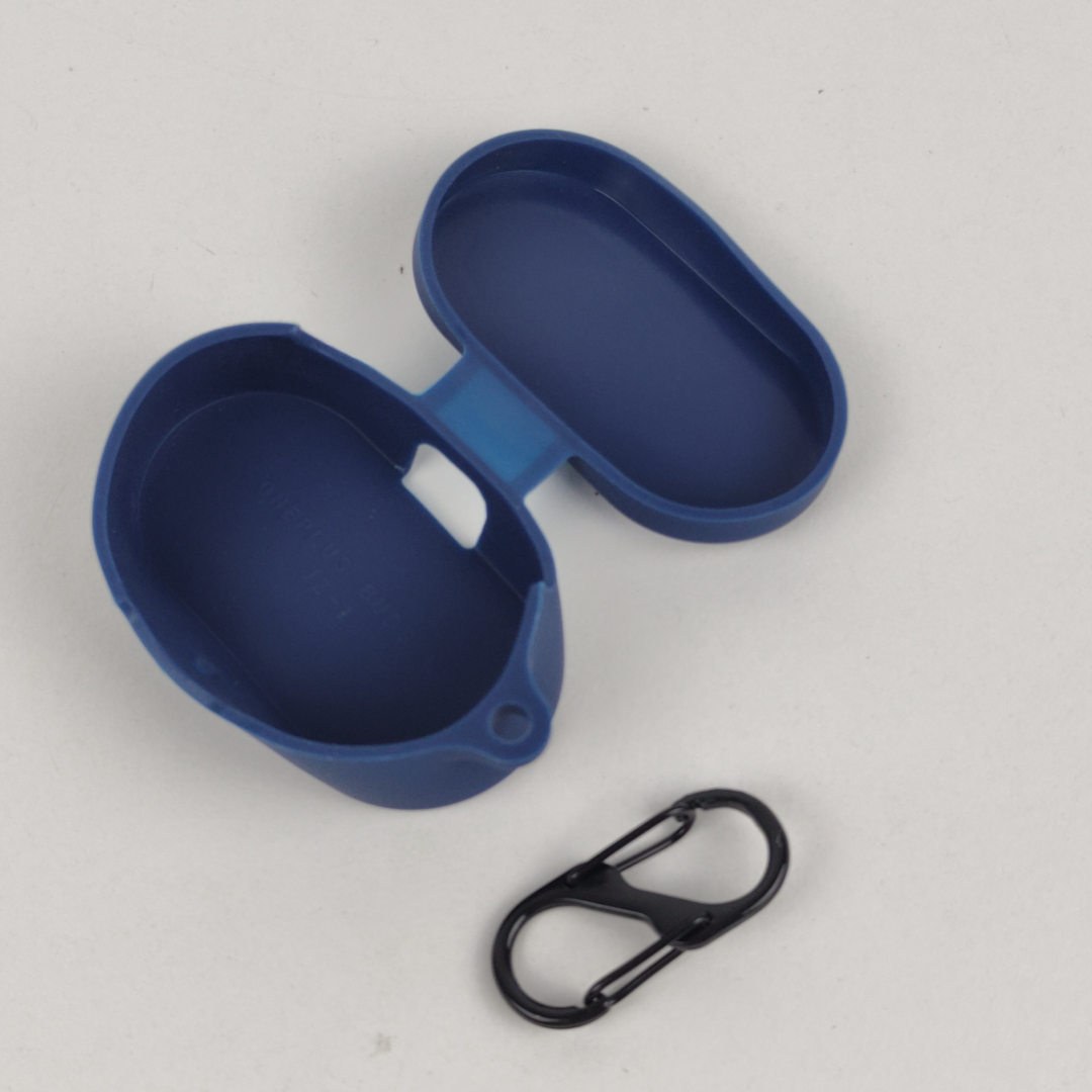 Capa Protetora para Auriculares Oneplus Buds N Em Silicone Azul