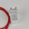 Carregador USB-C Rápido 30W Com Cabo Vermelho