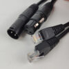 Cabo Adaptador XLR 3 Pinos para RJ45 Ethernet