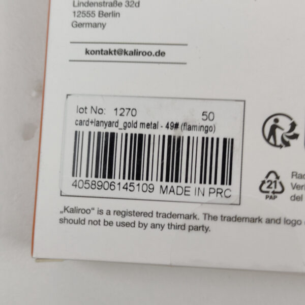 Cordão Universal para Telemóvel Kaliroo Rosa