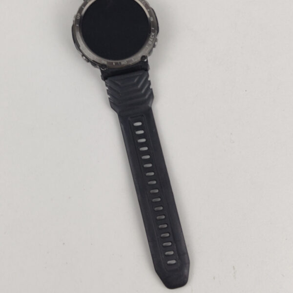 Smartwatch Desportivo Redondo Com Bracelete Preta