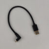 Cabo USB-A para USB-C Em Ângulo Preto
