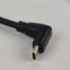 Cabo USB-A para USB-C Em Ângulo Preto