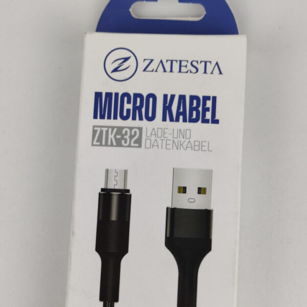 Cabo Micro USB Zatesta ZTK-32 2 M 3.0A