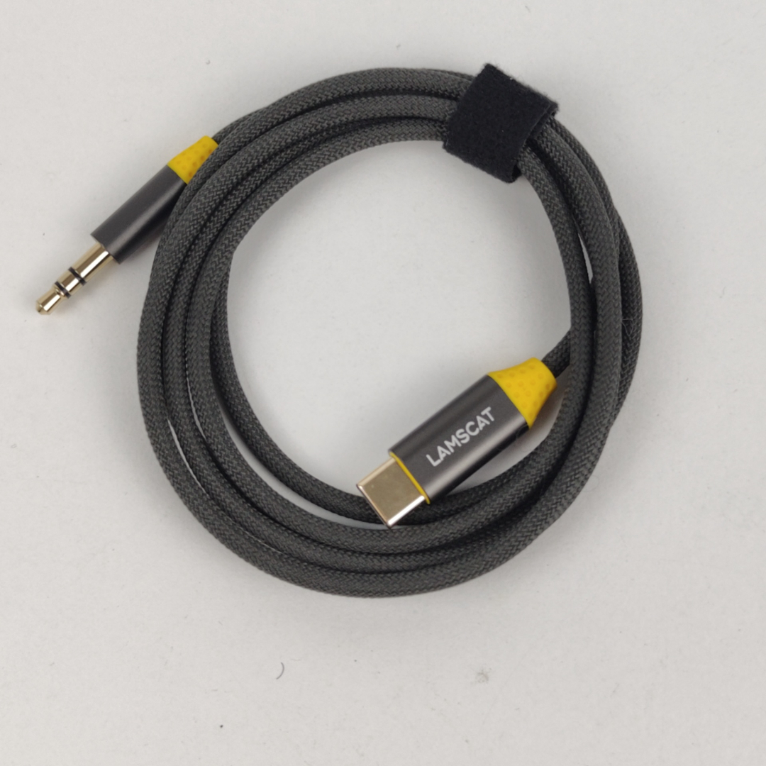 Cabo de Áudio USB-C para Jack 3,5 mm