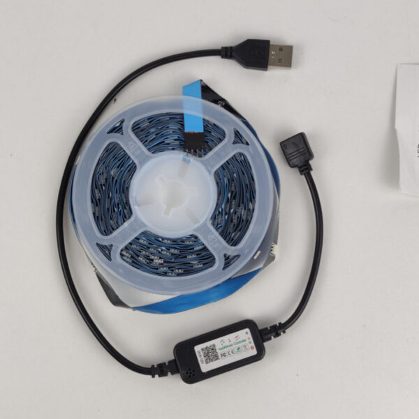 Fita LED RGB Com Controlador Bluetooth USB
