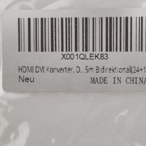 Cabo Adaptador HDMI para DVI 1,5 M