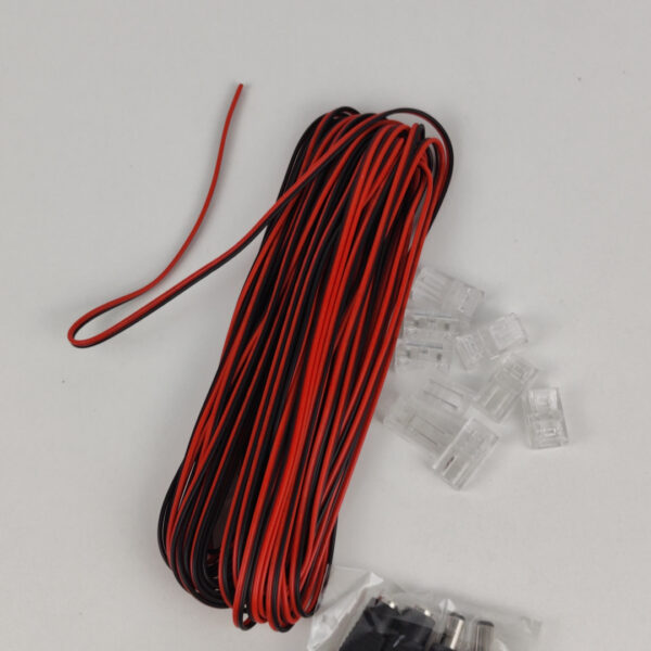 Conector LED Strip Com Cabos e Fichas