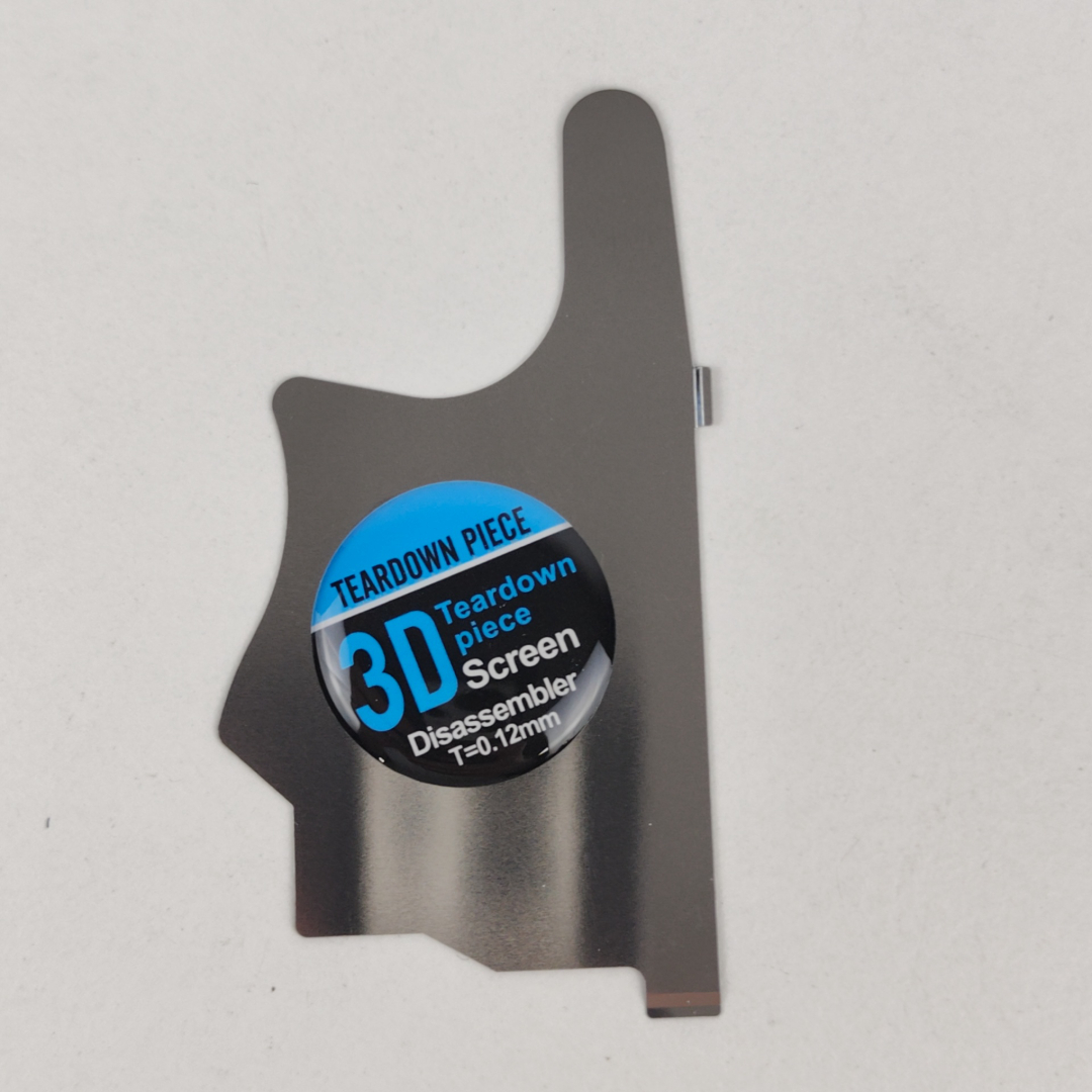 Lâminas Metálicas para Desmontagem de Ecrã 3D Teardown Piece