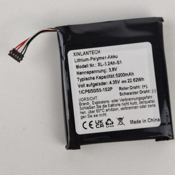 Bateria Recarregável de Lítio-polímero 3.8V 5200mAh