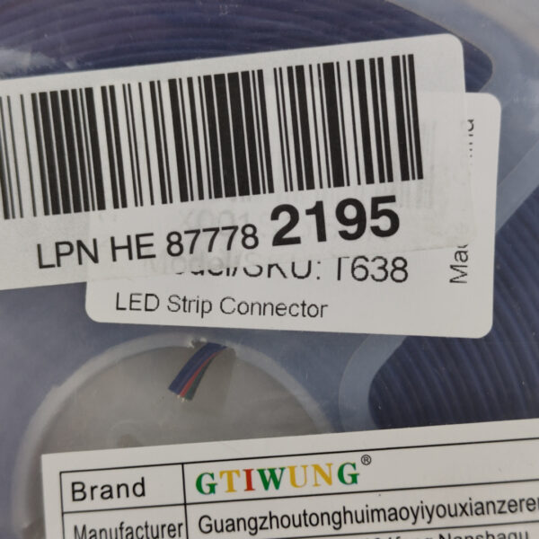 Fita LED 4 Vias Com Conectores