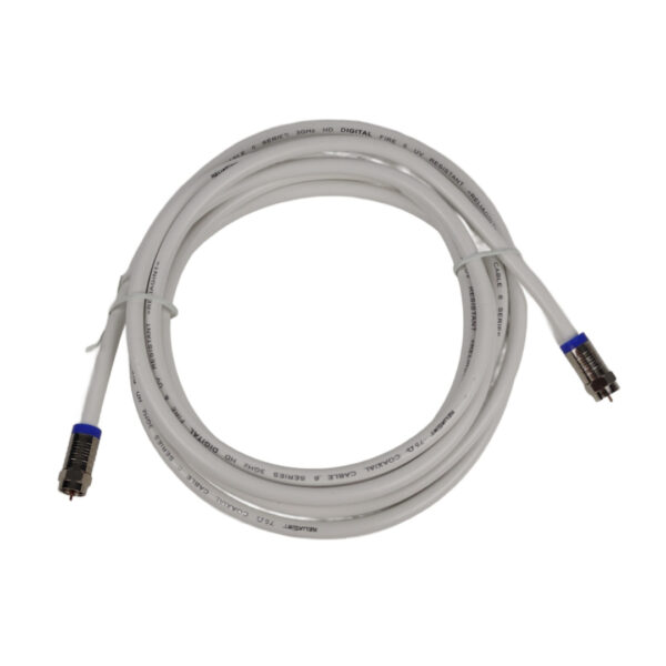 Cabo Coaxial 75 Ohm RG6 3 M Branco