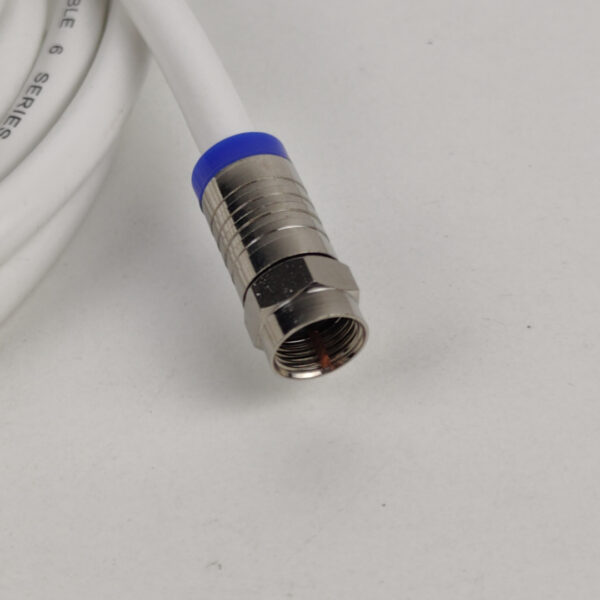 Cabo Coaxial 75 Ohm RG6 3 M Branco