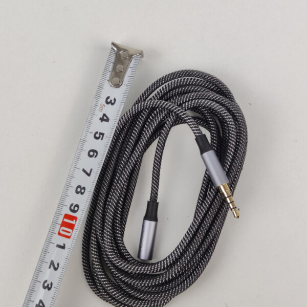 Cabo de Áudio Jack 3.5 Mm Tecido Entrançado