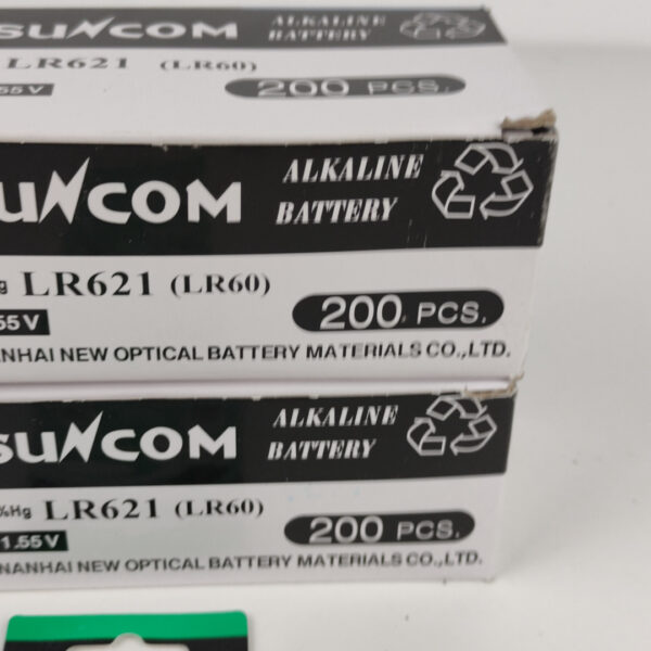 600 Pilhas Alcalinas SUWCOM LR621 LR60 1.55V