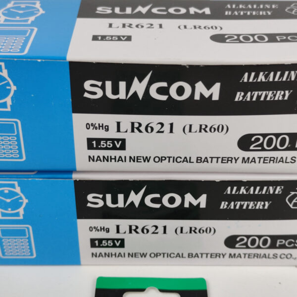 600 Pilhas Alcalinas SUWCOM LR621 LR60 1.55V