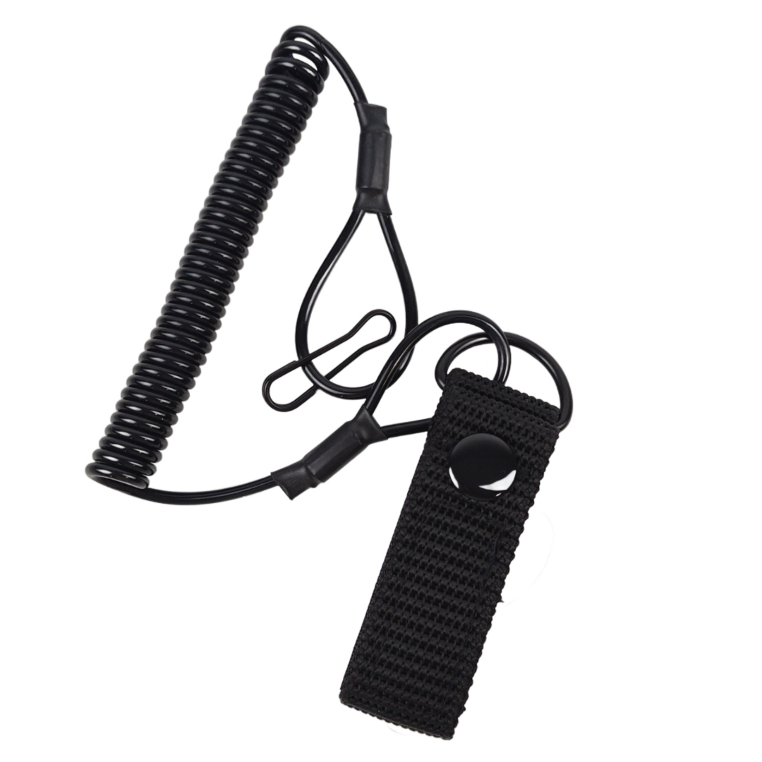 (x5) Cordão de Segurança Elástico Com Espiral
