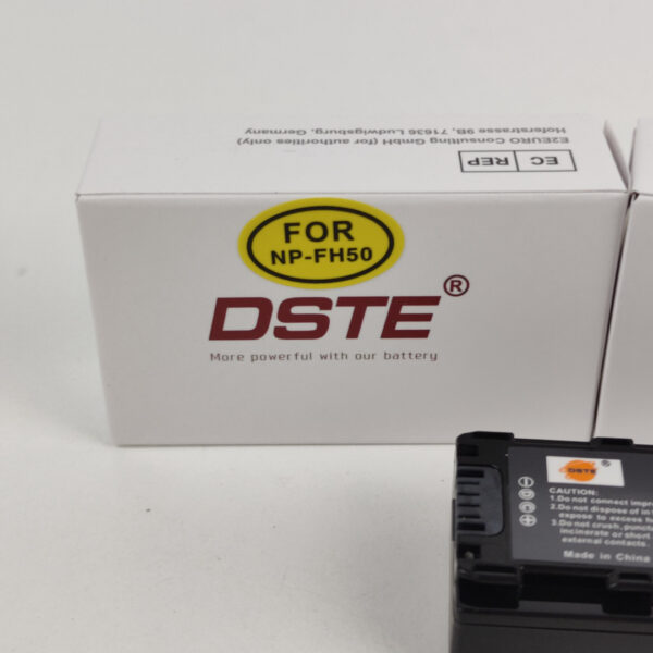 x2 Bateria Li-ion DSTE NP-FH50 Sony