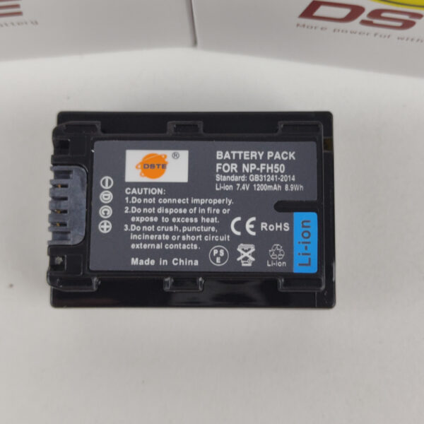 x2 Bateria Li-ion DSTE NP-FH50 Sony