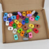 Conjunto de 36 Marcadores de Copos Em Silicone
