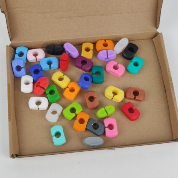 Conjunto de 36 Marcadores de Copos Em Silicone