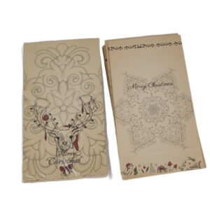 F126X3716_1782402681805_0 Conjunto de Pequenos Sacos de Natal em Papel Kraft