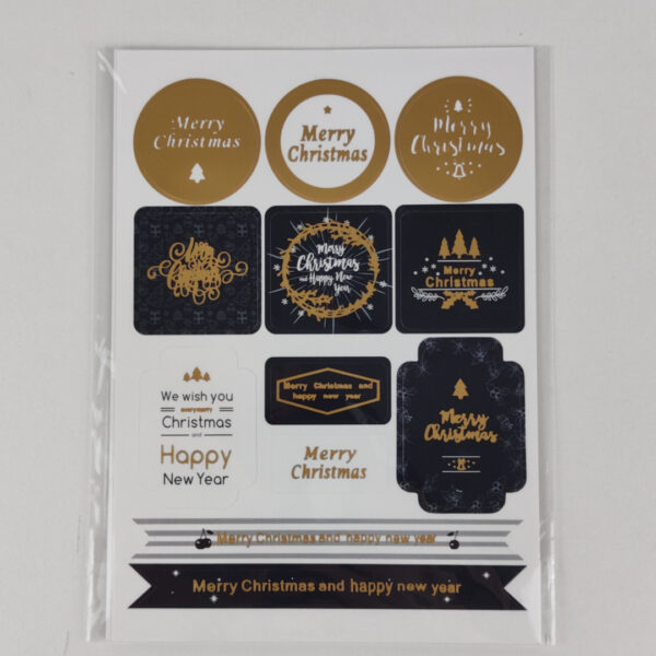 Conjunto de Pequenos Sacos de Natal em Papel Kraft