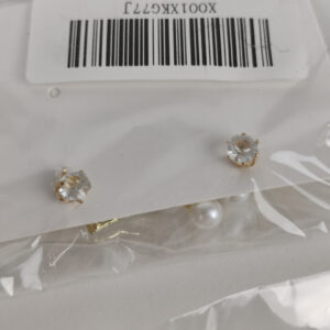 Brincos Pendentes Com Pérolas e Cristais
