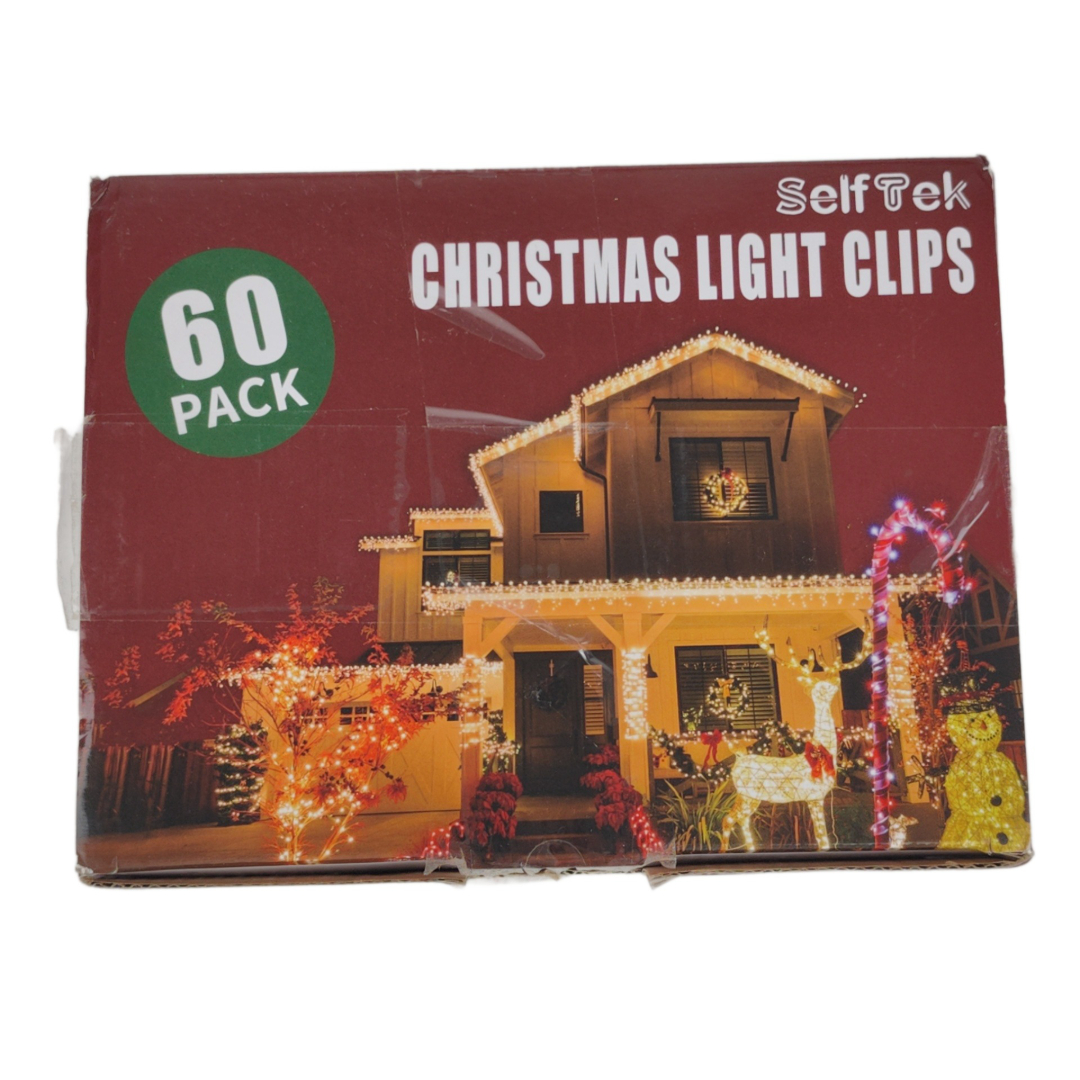 Clips para Luzes de Natal 60 Unidades