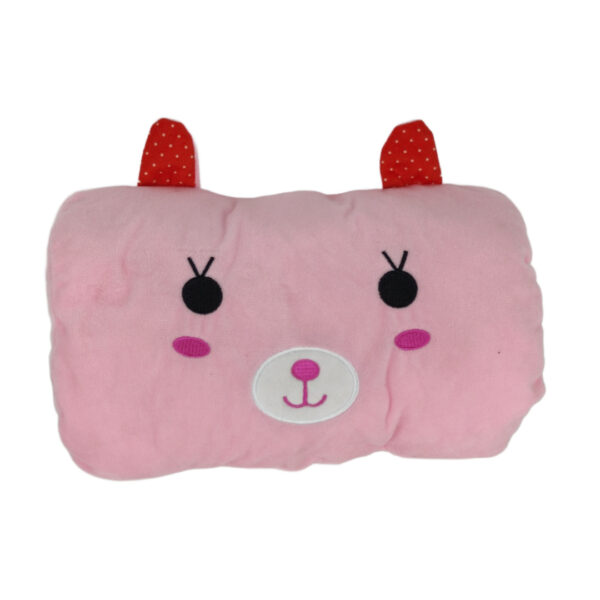 Almofada Infantil Rosa Em Peluche
