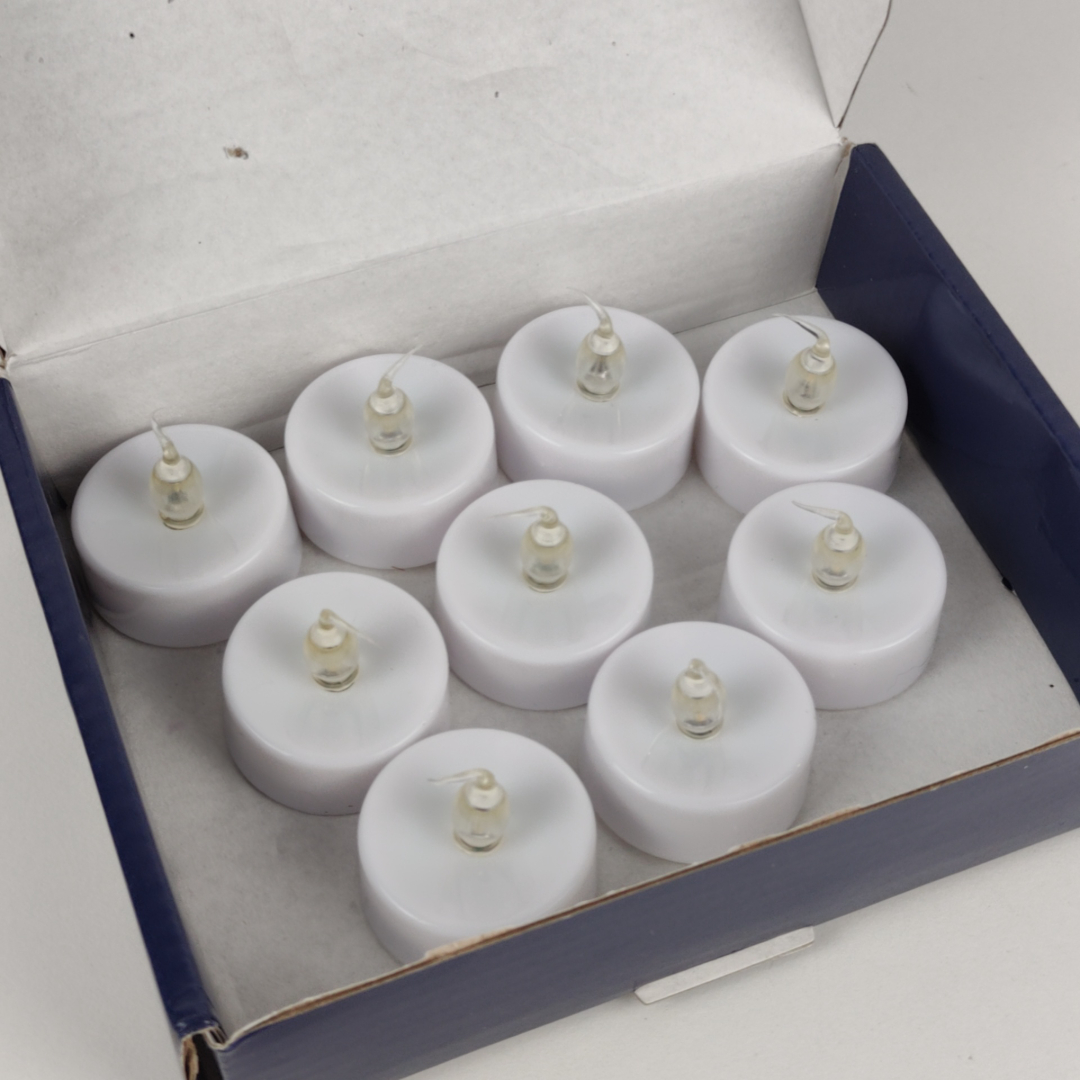 Conjunto de Velas LED Com Comando e Temporizador