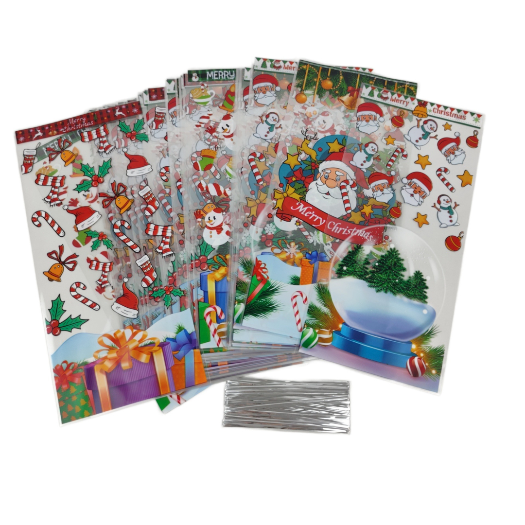 Autocolantes de Natal Decorativos para Janelas