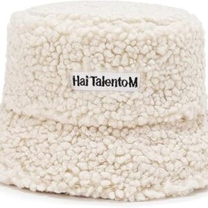 Chapéu de Pescador Soft & Warm em Peluche Térmico Suave - Branco