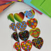 F126X3806_1782413793745_4.jpg Sacos de Papel Coloridos para Festa Com Autocolantes de Coração