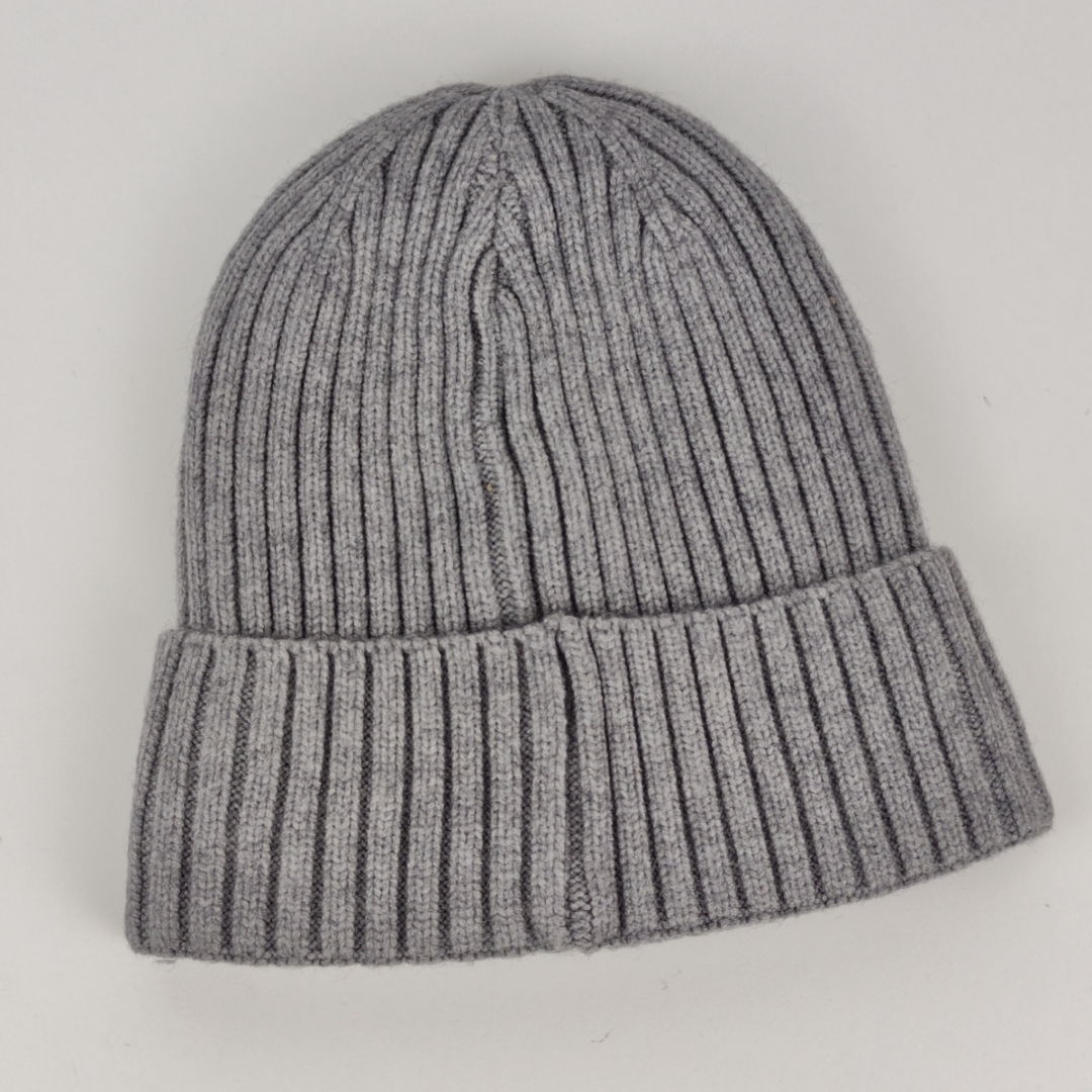 Gorro de Malha Cinzento