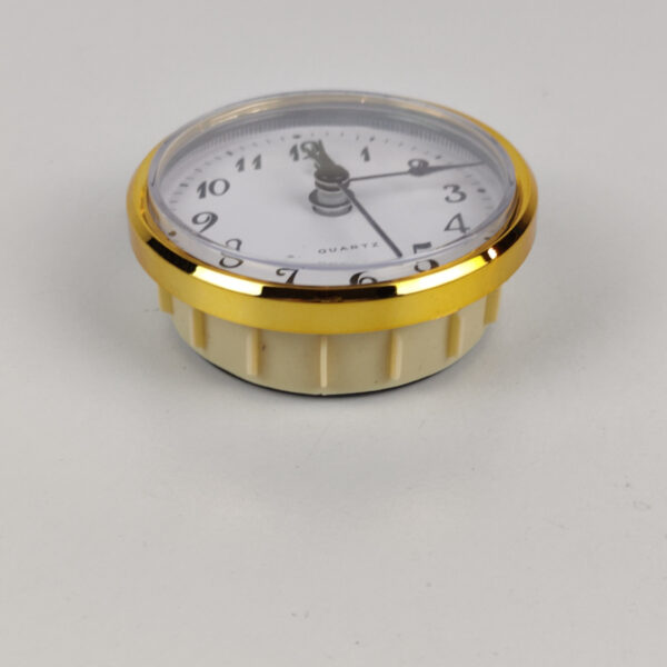 Movimento de Relógio de Quartzo Dourado 7 cm