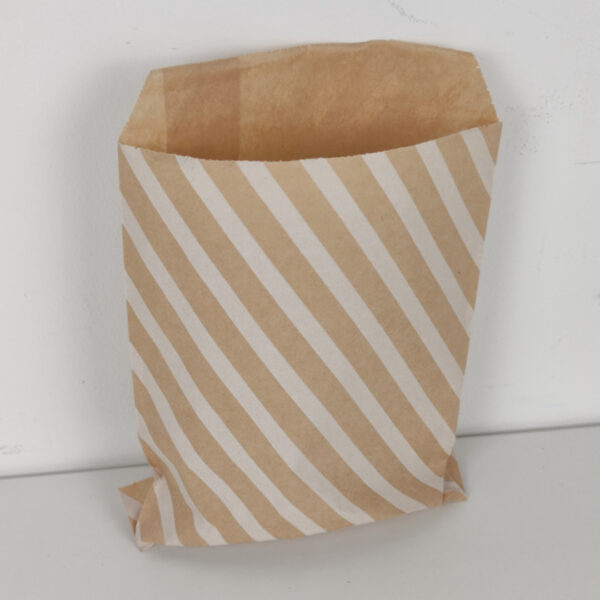 F126X3841_1782467521754_0 Pack Sacos de Papel Com Riscas para Embalagem 17x12 cm