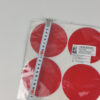 Autocolantes Redondos Vermelhos 100 Mm