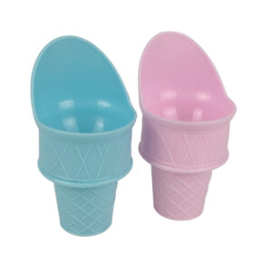 Conjunto de Cones de Gelado Em Plástico