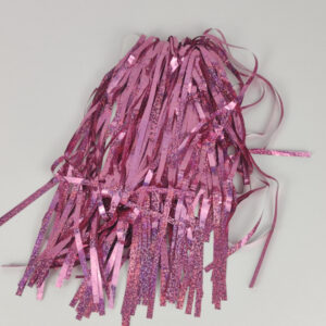 Cortina de Lametas Decorativa Rosa 1 X 2,5 M