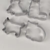 Kit de 5 Cortadores de Bolachas Em Forma de Gato