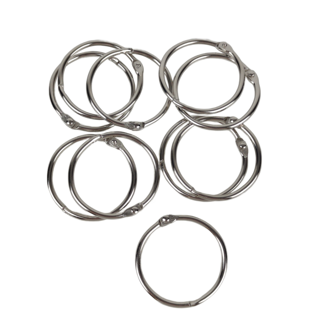 Conjunto de 10 Argolas Metálicas de Classificação