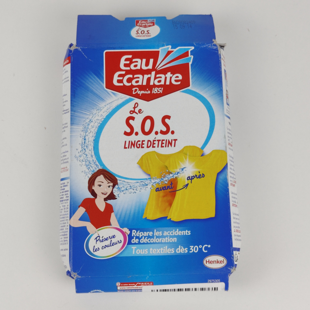 Removedor de Manchas para Tecidos Eau Ecarlate Le S.O.S. Linge Déteint 200 G
