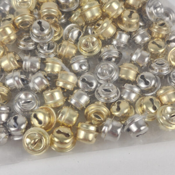 (8 Packs) Mini Sinos Metálicos para Artesanato 12 mm