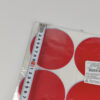 Autocolantes Redondos 100 Mm Vermelhos