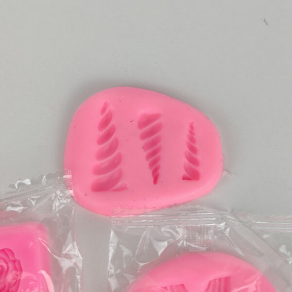 Conjunto de Moldes de Silicone para Decoração