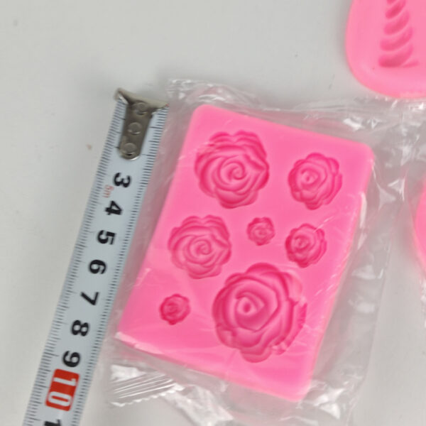 Conjunto de Moldes de Silicone para Decoração