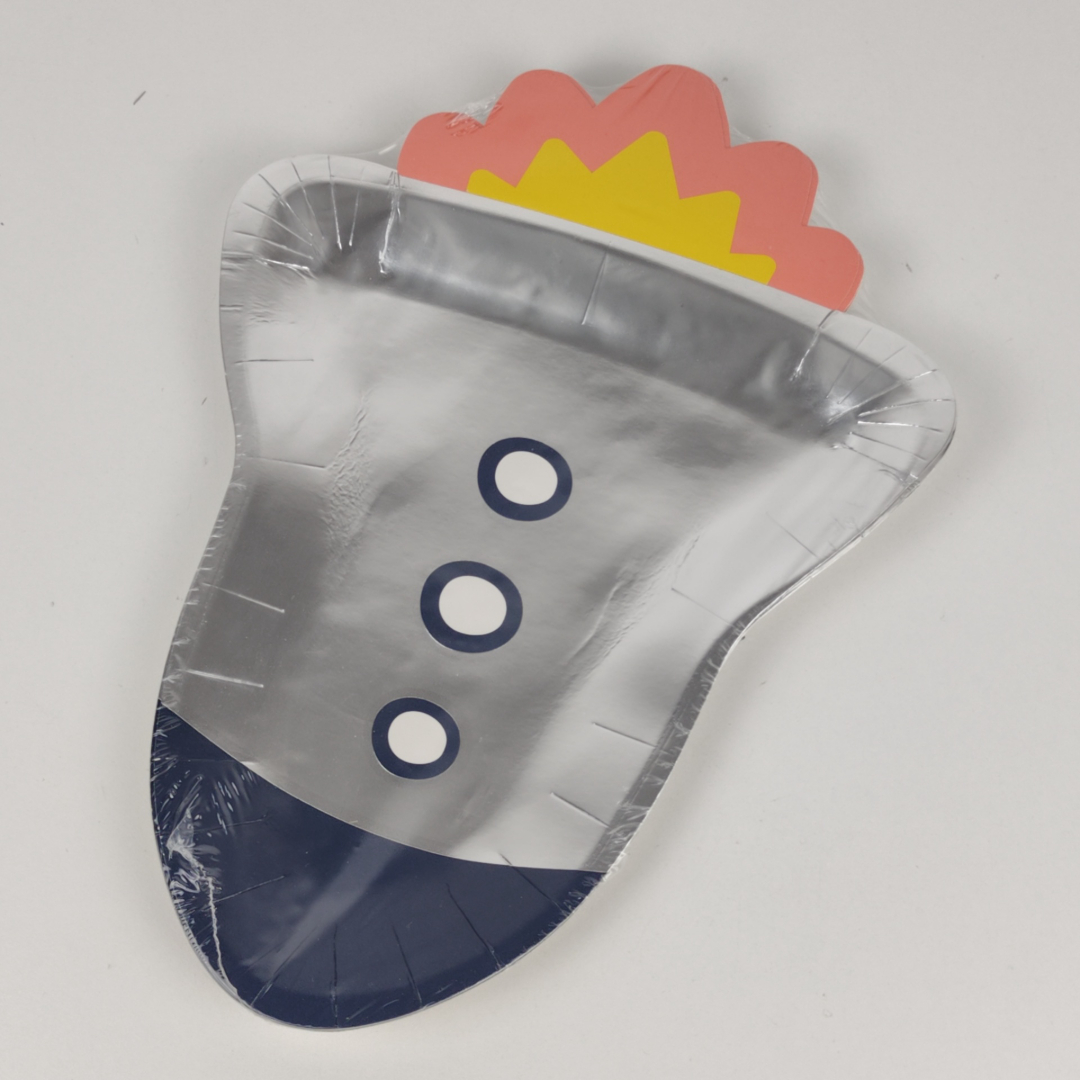 Pratos de Papel Space Party 6 Unidades