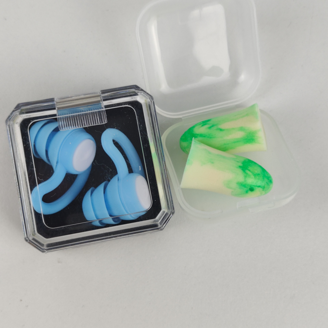Protetores Auriculares Reutilizáveis Em Silicone Com Caixa
